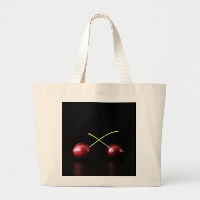 Bolsa Tote Grande Duas Cherries jtcna (Frente)