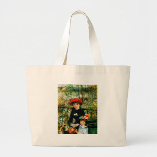 Bolsa Tote Grande Duas Irmãs no Terraço por Renoir