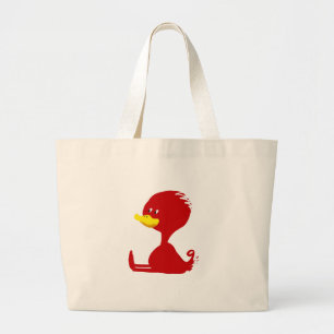 Bolsa Tote Grande Ducky vermelho