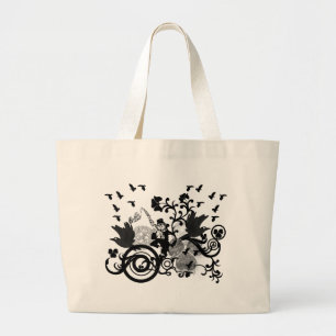 Bolsa Tote Grande Duende de Preto