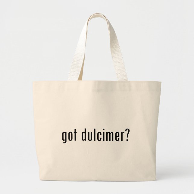 Bolsa Tote Grande dulcimer obtido? (Frente)