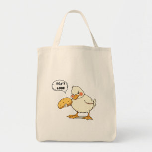 Bolsa Tote Grande Duque Branco com Pão de Boca Gorda