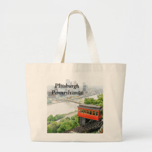 Bolsa Tote Grande Duquesne Incline em Pittsburgh Pensilvânia