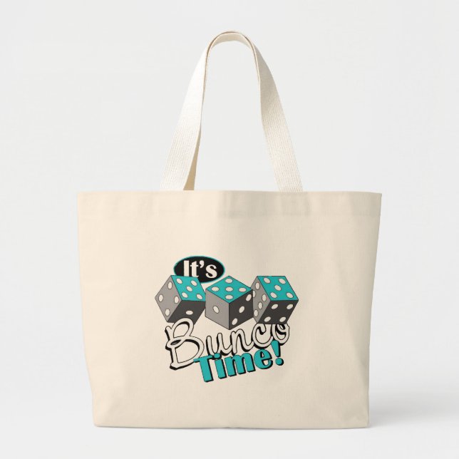 Bolsa Tote Grande É hora do Bunco! (Frente)