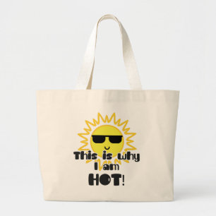 Bolsa Tote Grande É Por Isso Que Estou Quente! Férias