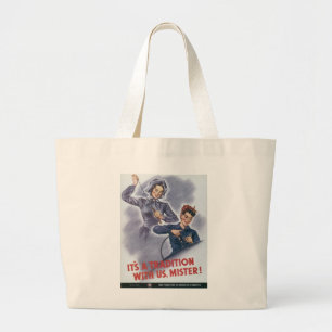 Bolsa Tote Grande É uma tradição conosco, senhor!