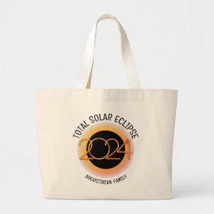 Bolsa Tote Grande ECLIPSE SOLAR TOTAL 2024 Personalizado