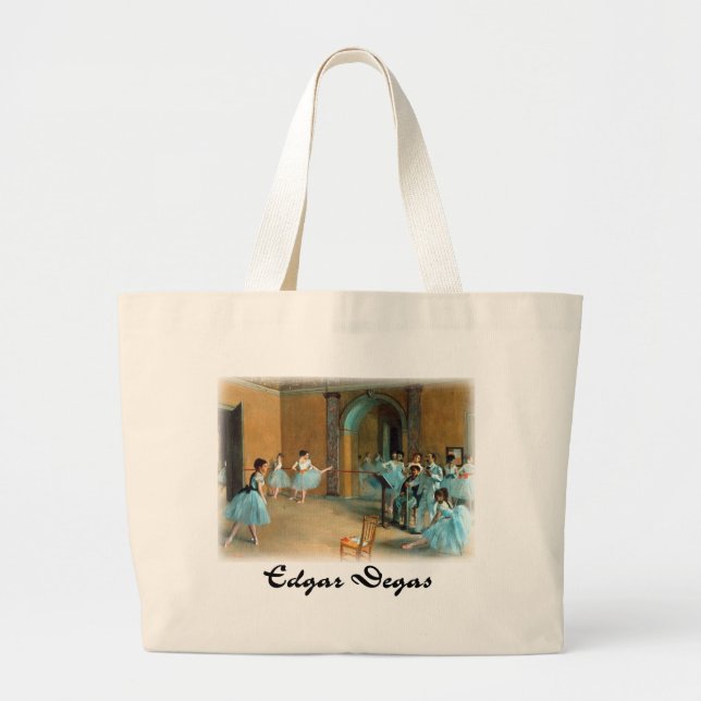 Bolsa Tote Grande Edgar Degas - ensaio da cena (Frente)