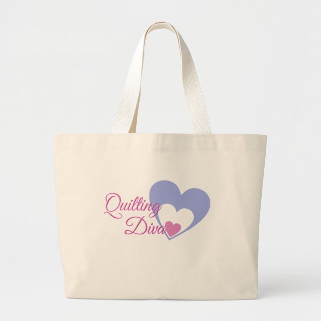 Bolsa Tote Grande edredão-diva (Frente)