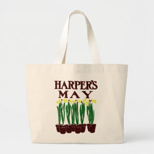 Bolsa Tote Grande Edward Penfield Daffodils, 1899, de Harper