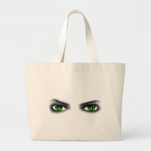 Bolsa Tote Grande Eerie Green Eyes