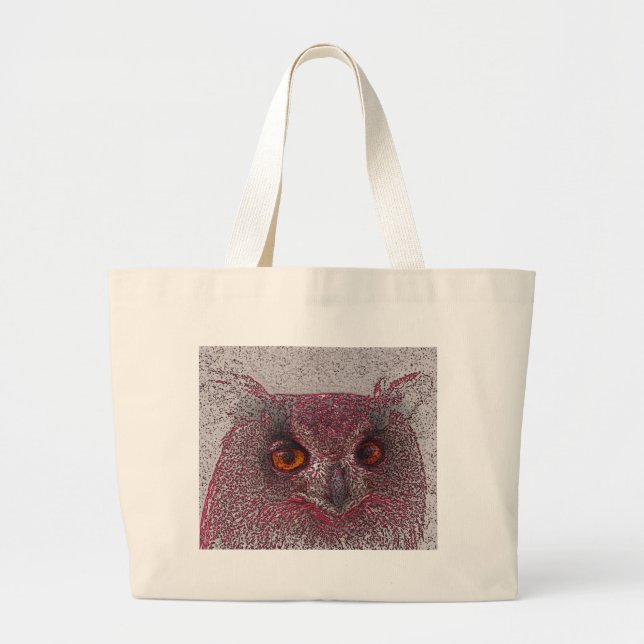 Bolsa Tote Grande Eethal Owl (Frente)