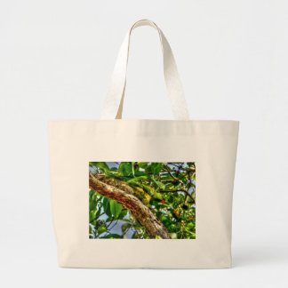 BOLSA TOTE GRANDE EFEITOS VERDES DA ARTE DE LORIKEET AUSTRÁLIA