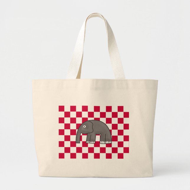 Bolsa Tote Grande elefante (Frente)