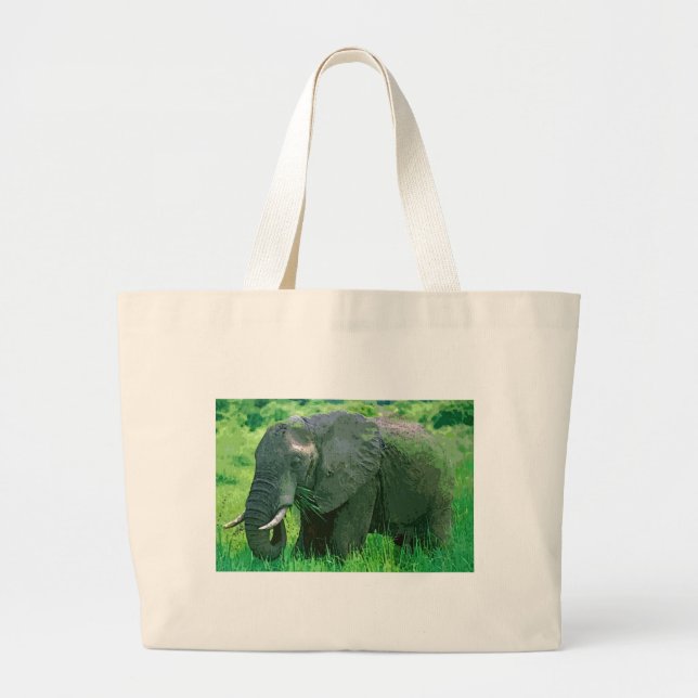 Bolsa Tote Grande Elefante (Frente)