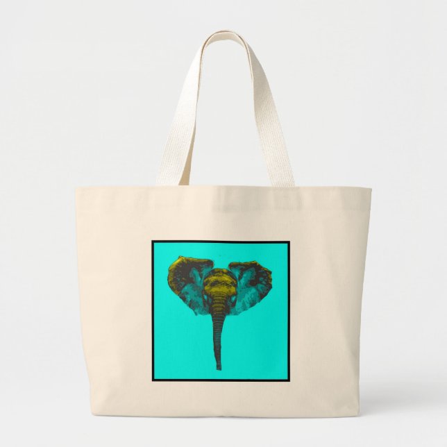 Bolsa Tote Grande Elefante (Frente)