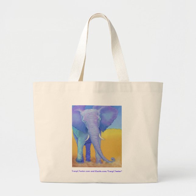 Bolsa Tote Grande elefante (Frente)