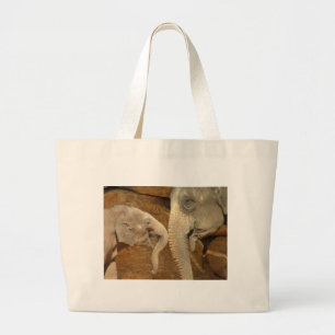 BOLSA TOTE GRANDE ELEFANTES