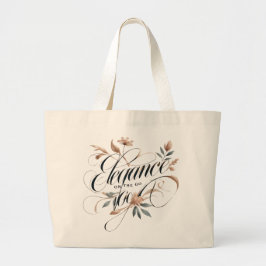 Bolsa Tote Grande Elegância em Go - Chic Tote Bag
