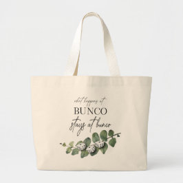 Bolsa Tote Grande Elegante Eucalyptus Dice Bunco