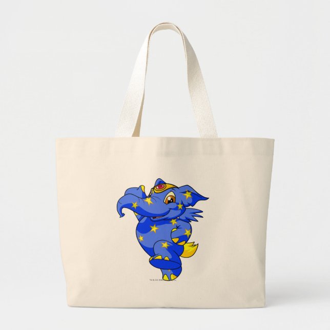 Bolsa Tote Grande Elephante estrelado (Frente)