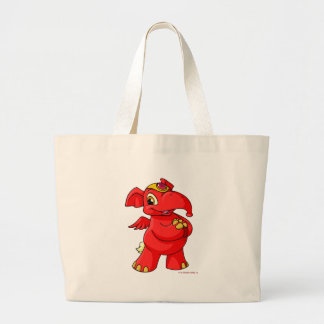 Bolsa Tote Grande Elephante vermelho alegre