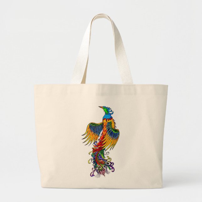 Bolsa Tote Grande Elevação do Phoenix (Frente)