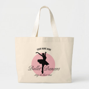 Bolsa Tote Grande Em Seus Dedos (Balé) Grande Saco De Tote