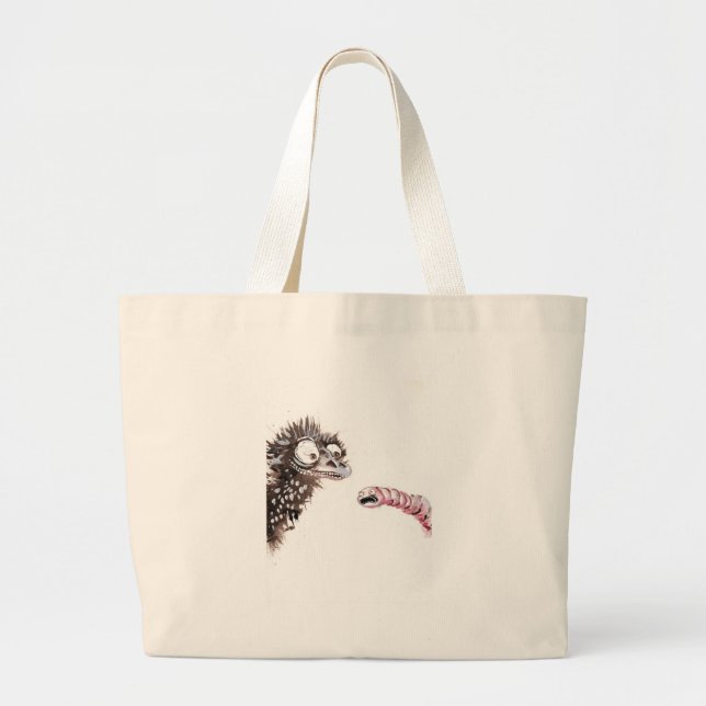 Bolsa Tote Grande Emu e sem-fim (Frente)