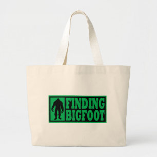 Bolsa Tote Grande Encontrando a engrenagem do logotipo de Bigfoot