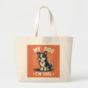 Bolsa Tote Grande Energia legal do cão