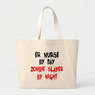 Bolsa Tote Grande Enfermeira Zombie Slayer ER
