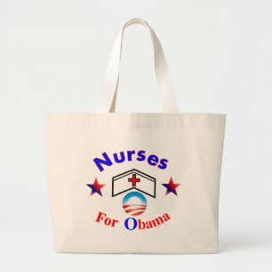 Bolsa Tote Grande enfermeiras para a sacola de obama
