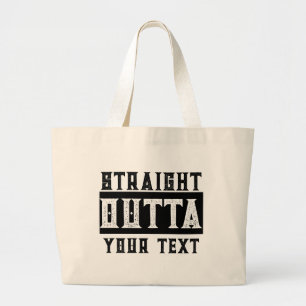 Bolsa Tote Grande Engraçado 'Hetero fora do seu texto'