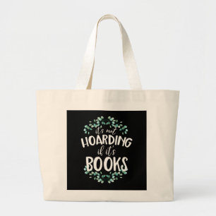 Bolsa Tote Grande Engraçado Não está entortando se são livros