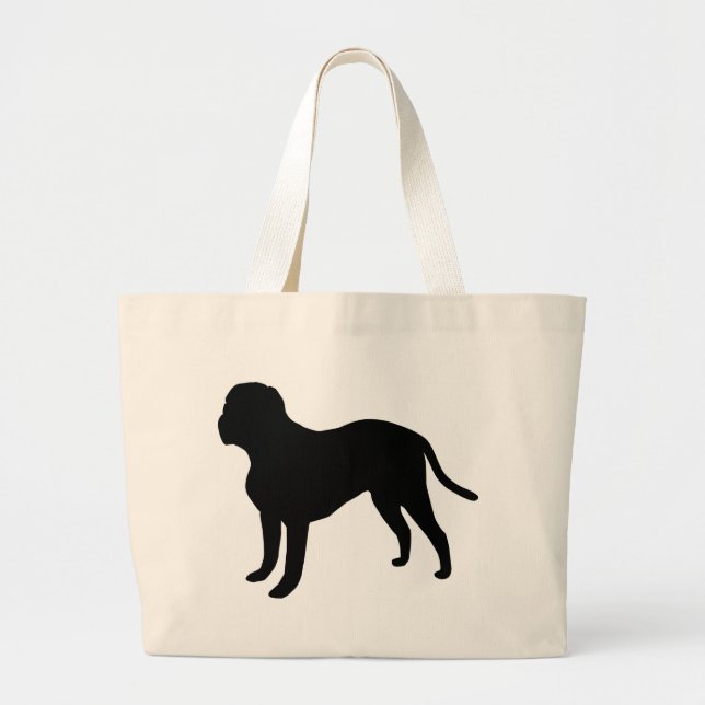 Bolsa Tote Grande engrenagem de dogue de Bordéus (Frente)