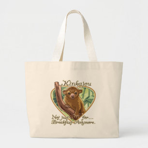 Bolsa Tote Grande Engrenagem engraçada de Kinkajou por estúdios de