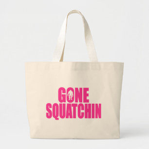 Bolsa Tote Grande Engrenagem IDA Bobo de SQUATCHIN que encontra