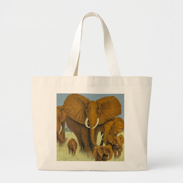 Bolsa Tote Grande Enorme mas importando-se (Frente)