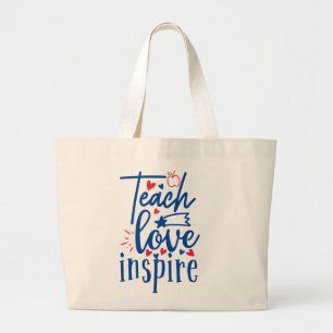 Bolsa Tote Grande Ensinar Amor