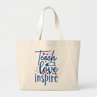 Bolsa Tote Grande Ensinar Amor