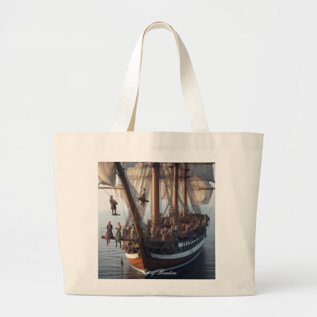 Bolsa Tote Grande Entrega de Leitores (Frente)