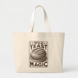 Bolsa Tote Grande Entusiasta de produção de pão de levedura mágica s