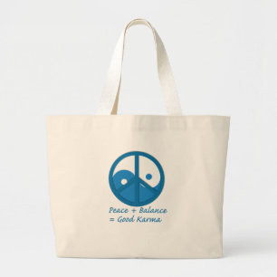 Bolsa Tote Grande Equação para o Bom Karma