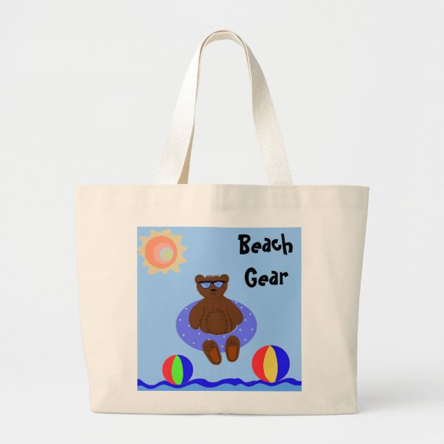 Bolsa Tote Grande Equipamento de Praia (Frente)