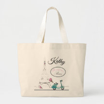 Equitação do patinete após a torre Eiffel Paris