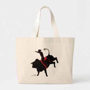 Bolsa Tote Grande equitação do touro