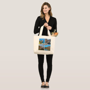 Bolsa Tote Grande ES Tenerife - Los Gigantes - Papais noeis Cruz - E