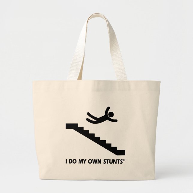 Bolsa Tote Grande Escadas meus próprios conluios (Frente)