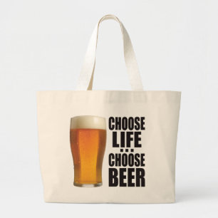Bolsa Tote Grande Escolha a cerveja